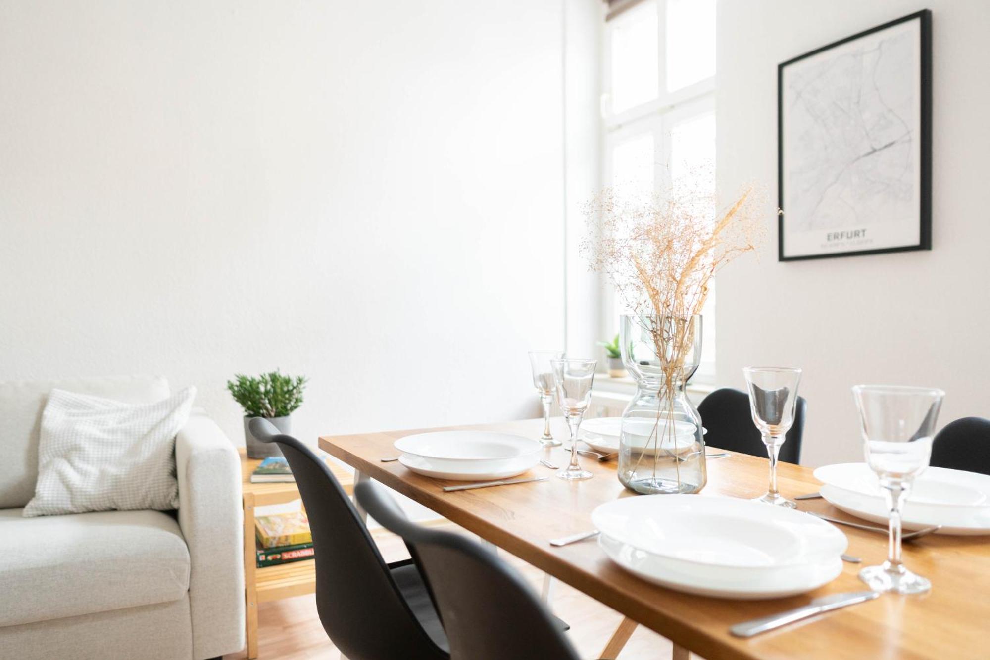 Grosse 3 Zimmer Wohnung Mit Netflix In Zentraler Lage Erfurt Ngoại thất bức ảnh