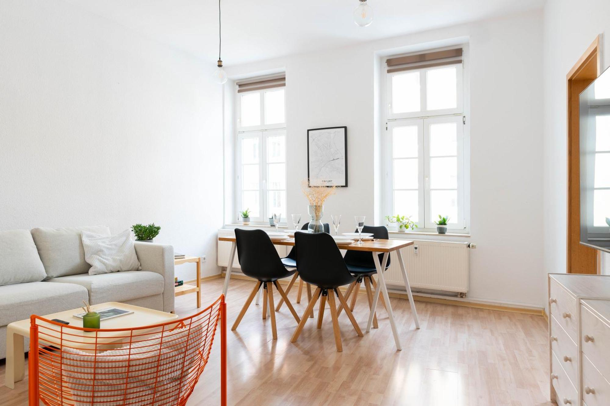 Grosse 3 Zimmer Wohnung Mit Netflix In Zentraler Lage Erfurt Ngoại thất bức ảnh